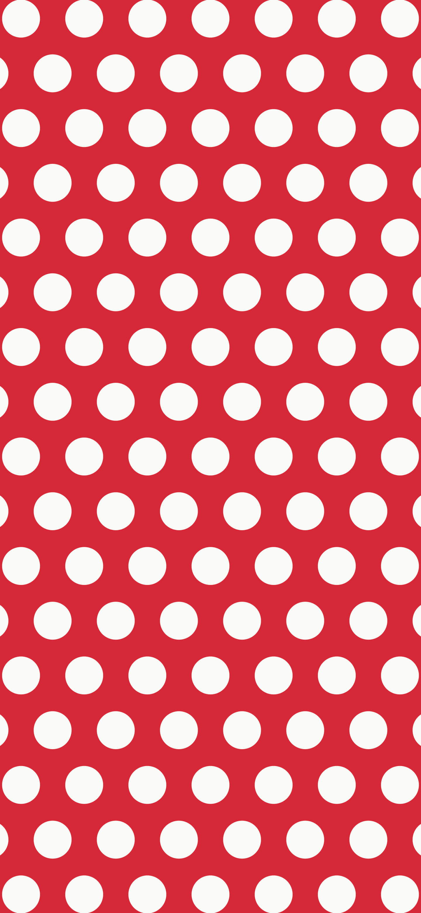 Red and White Polka Dot wallpaper for iPhone and Android