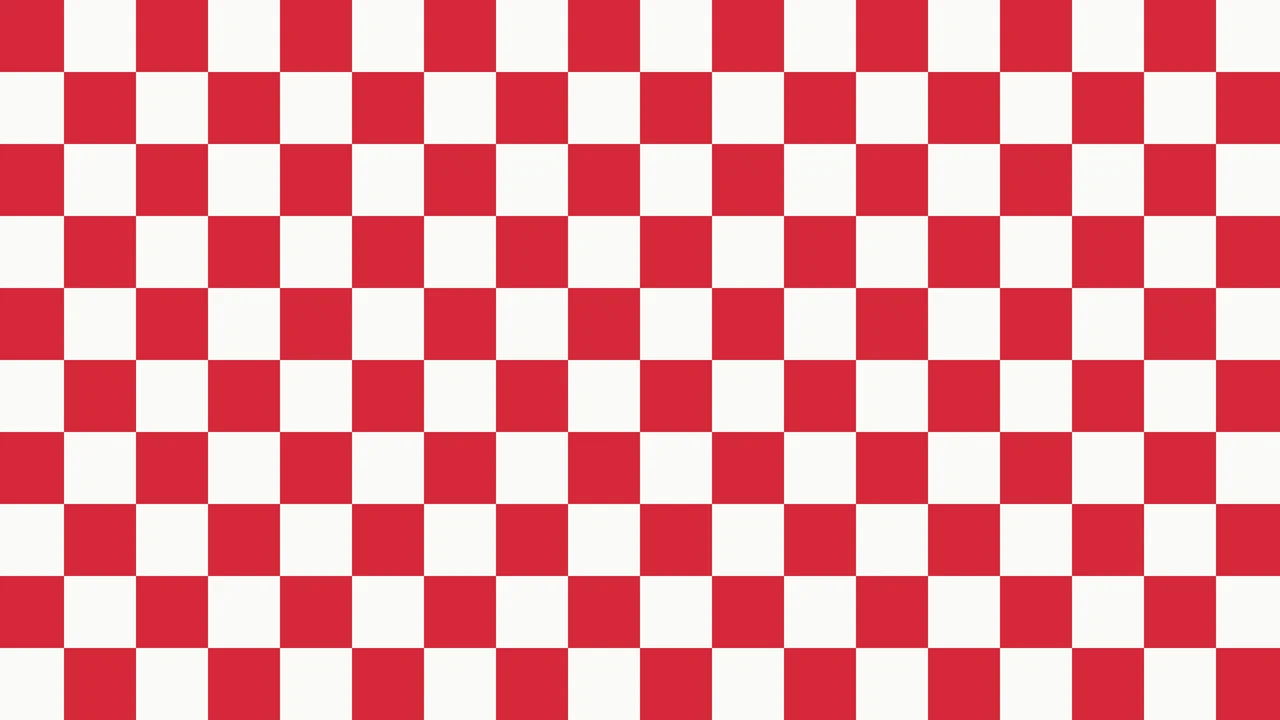 Red and White Small Checkered desktop wallpaper in 4K