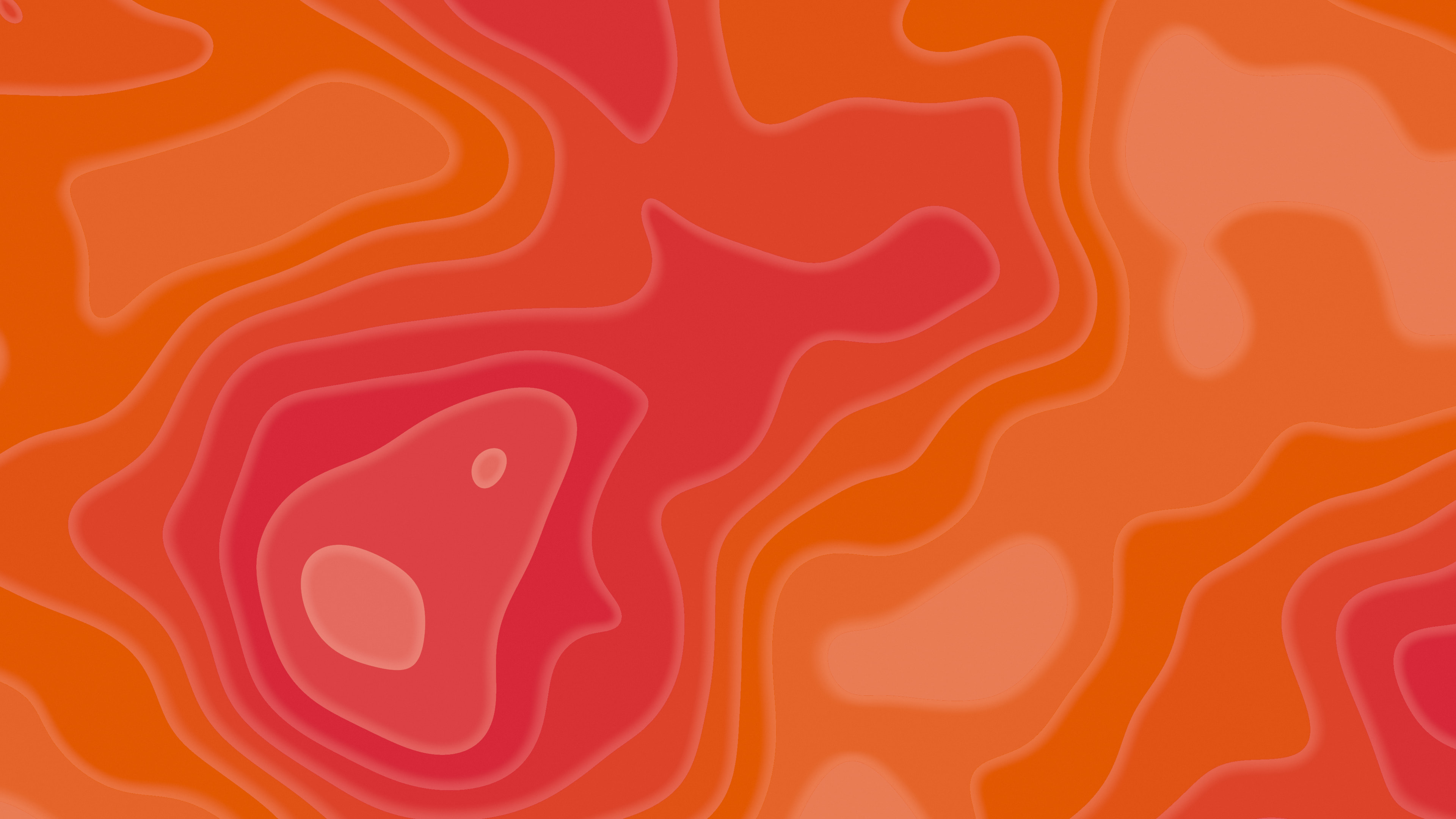 Red Layered Topographic desktop wallpaper in 4K