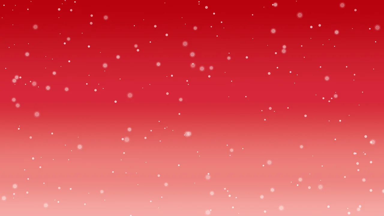 Red Snowfall desktop wallpaper in 4K