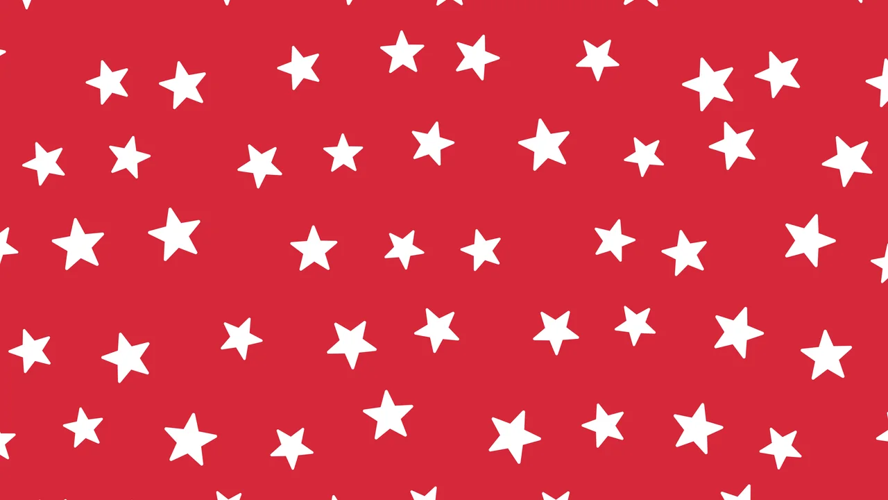 Red Star Pattern desktop wallpaper in 4K