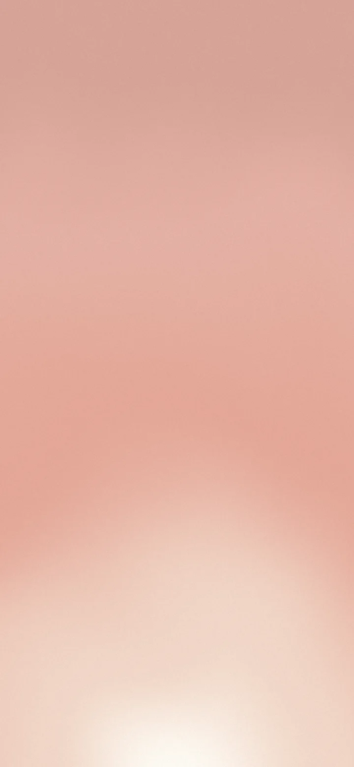 Rose Gold and Cream Sunrise Aura Gradient wallpaper for iPhone and Android