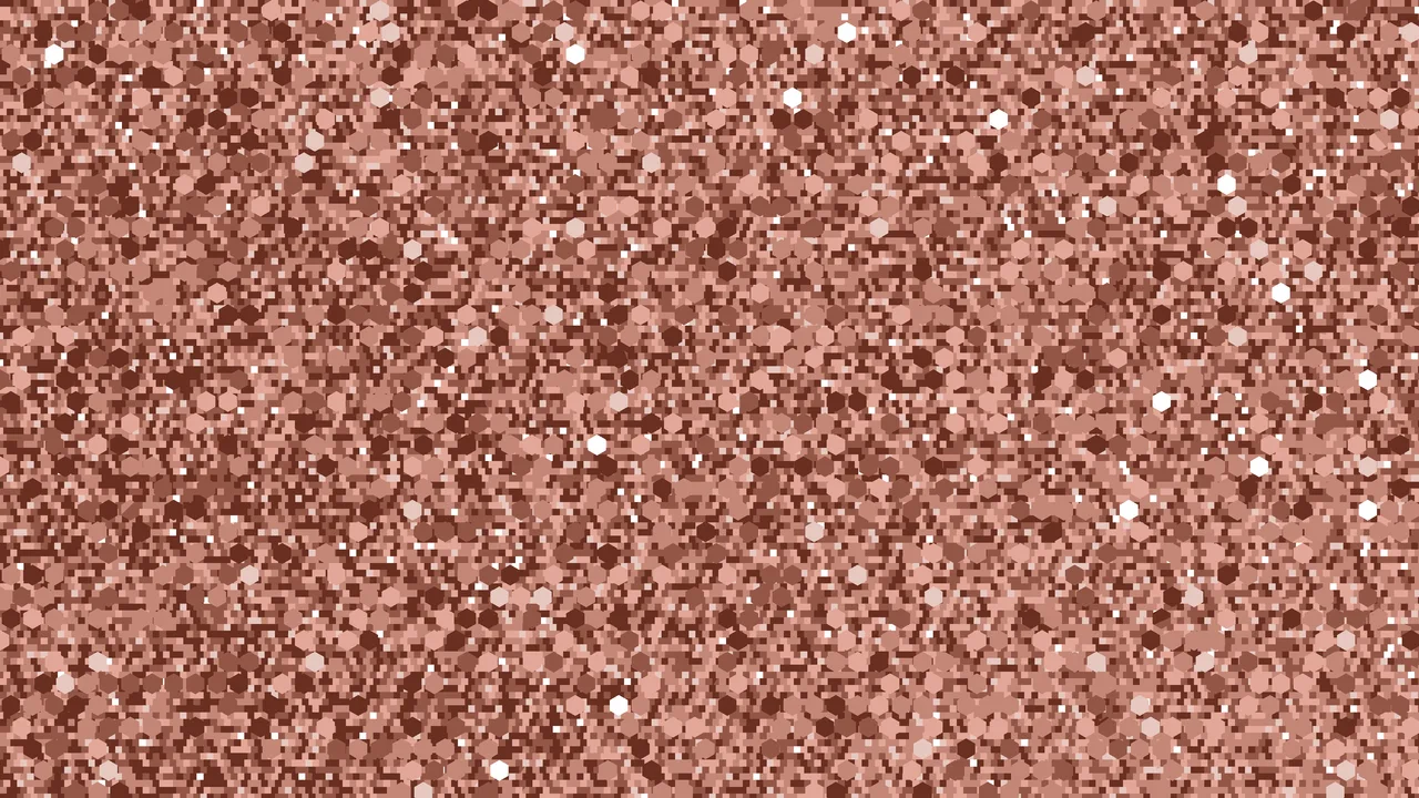 Rose Gold Chunky Glitter desktop wallpaper in 4K