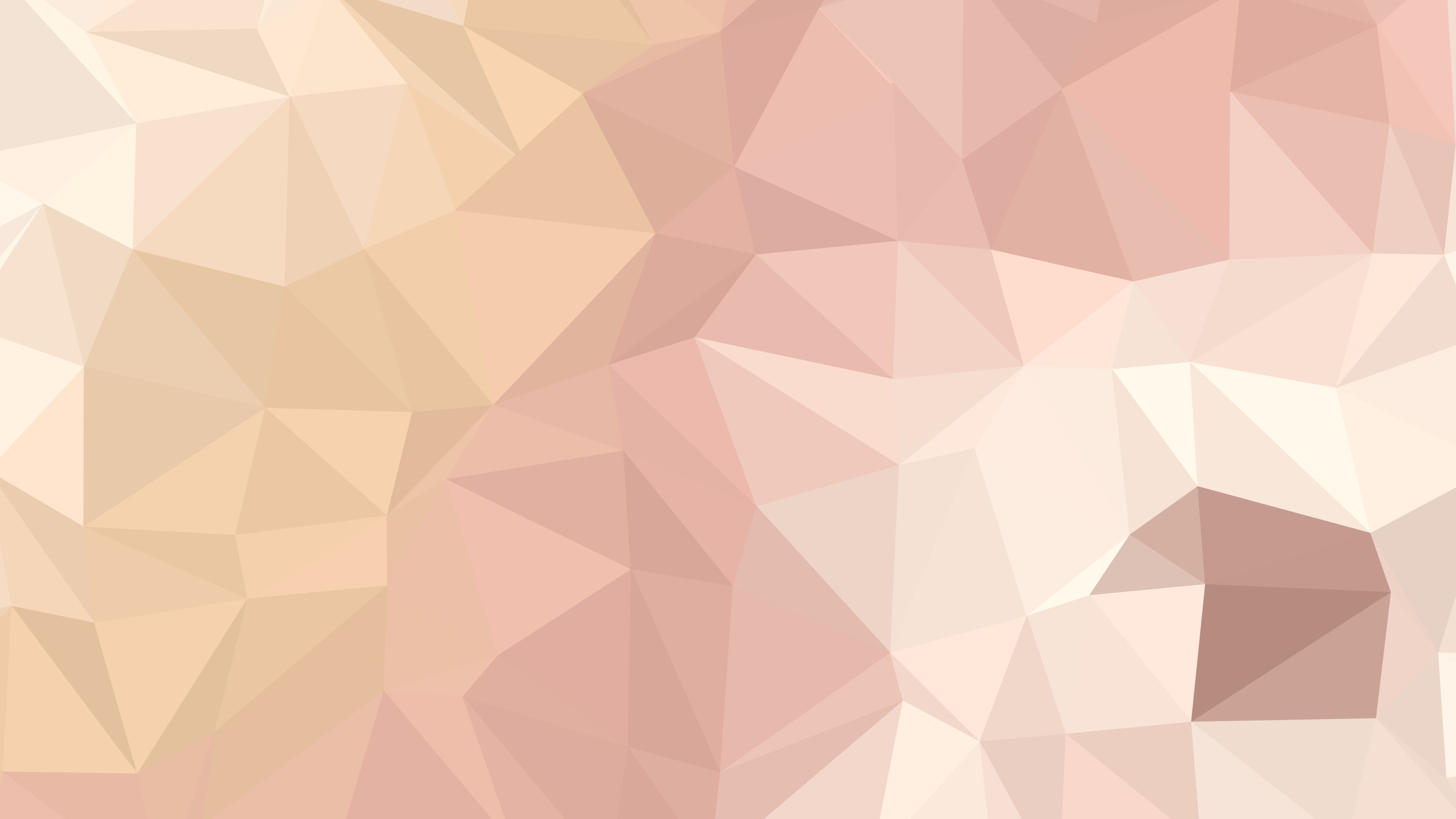 Rose Gold Low Poly desktop wallpaper in 4K