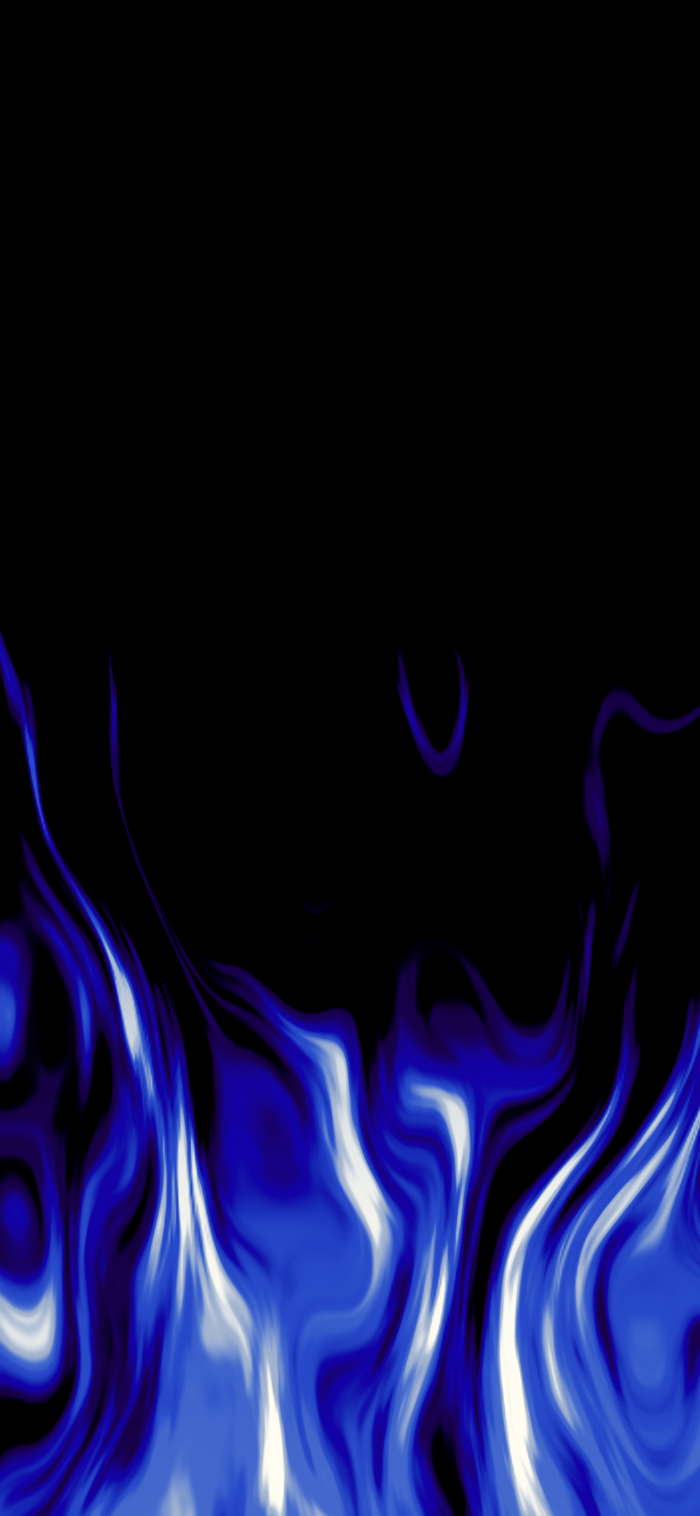 Royal Blue Fire Flames wallpaper for iPhone and Android