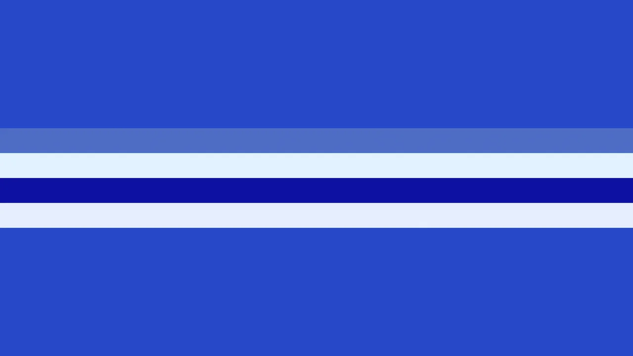 Royal Blue Retro Stripe desktop wallpaper in 4K