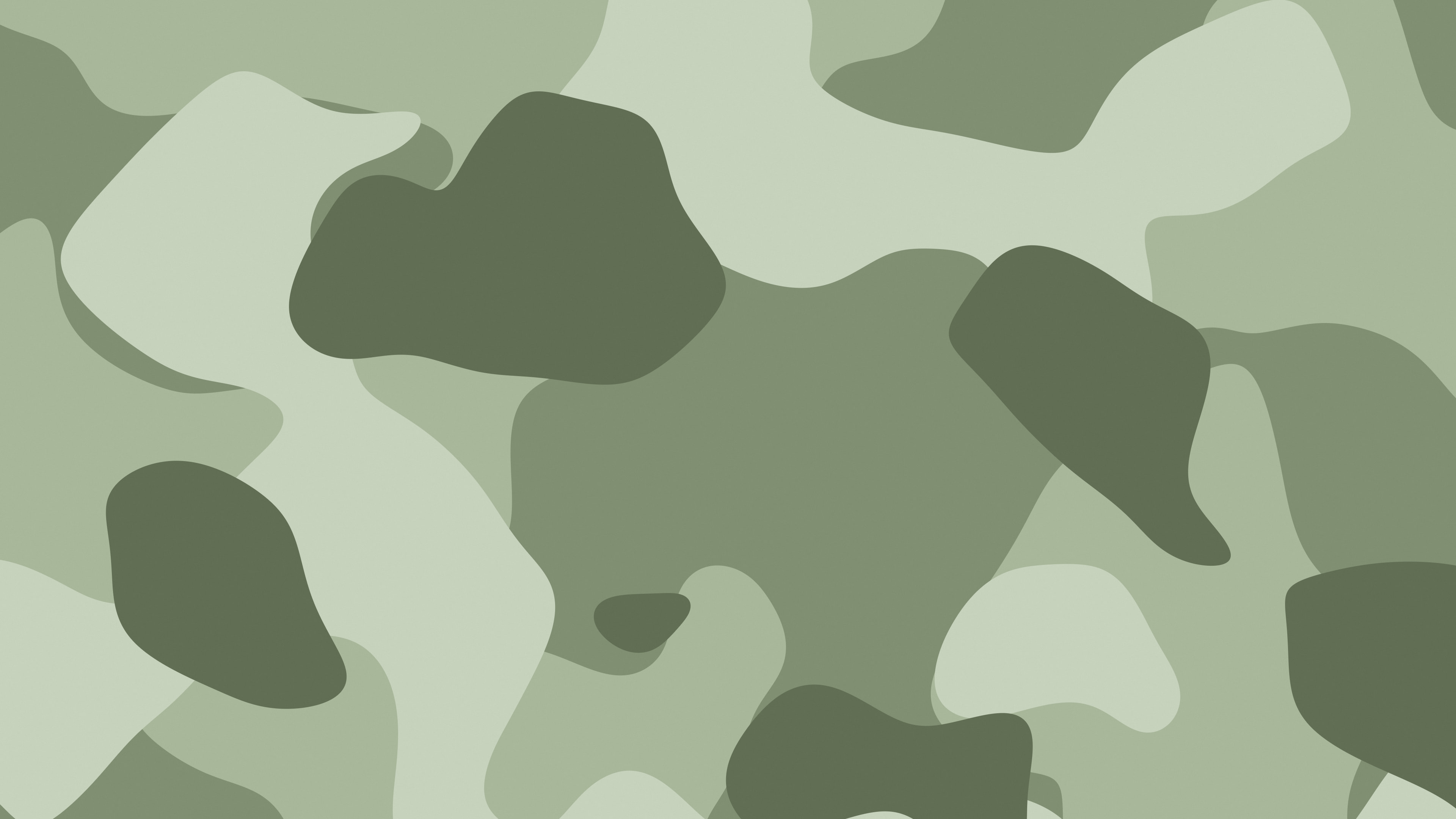 Sage Green Camo desktop wallpaper in 4K