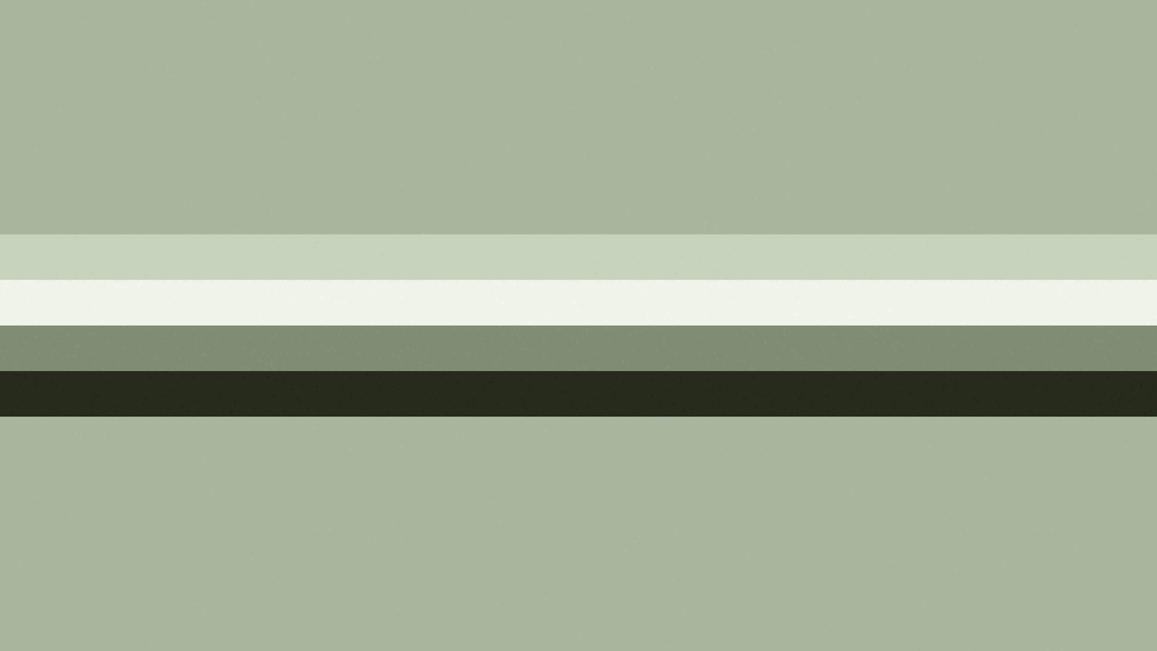 Sage Green Retro Stripe desktop wallpaper in 4K