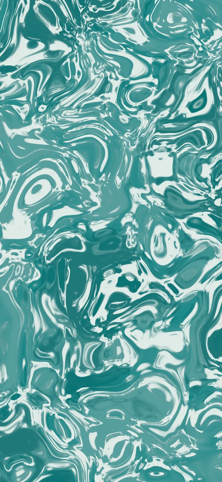 Teal and Cream Liquid Marble wallpaper for iPhone and Android