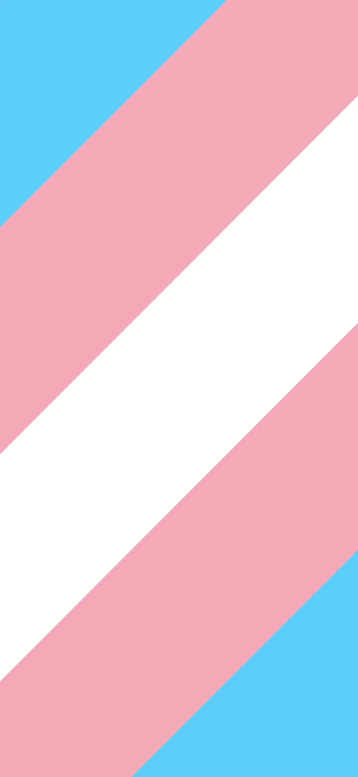 Trans Diagonal Pride Stripes wallpaper for iPhone and Android