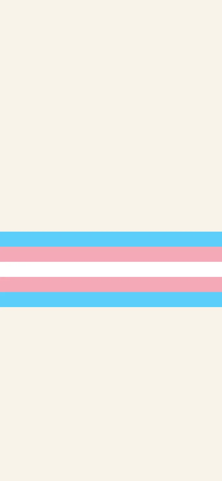 Trans Minimalist Pride Stripe wallpaper for iPhone and Android