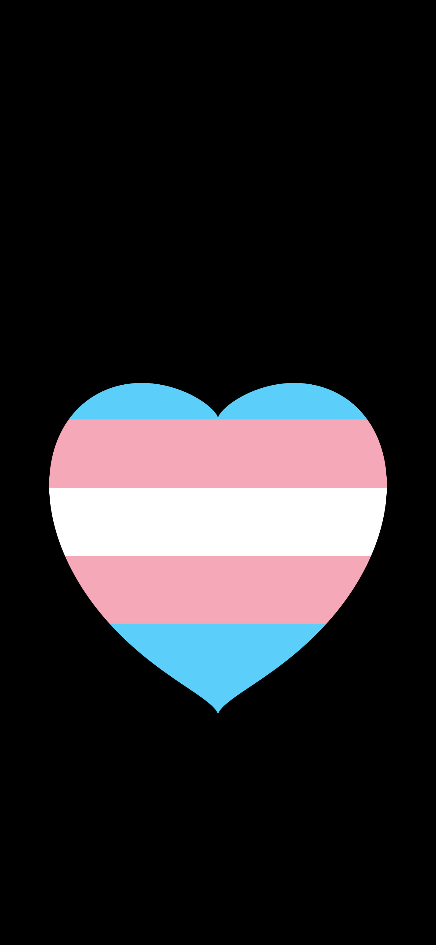 Trans Pride Heart wallpaper for iPhone and Android