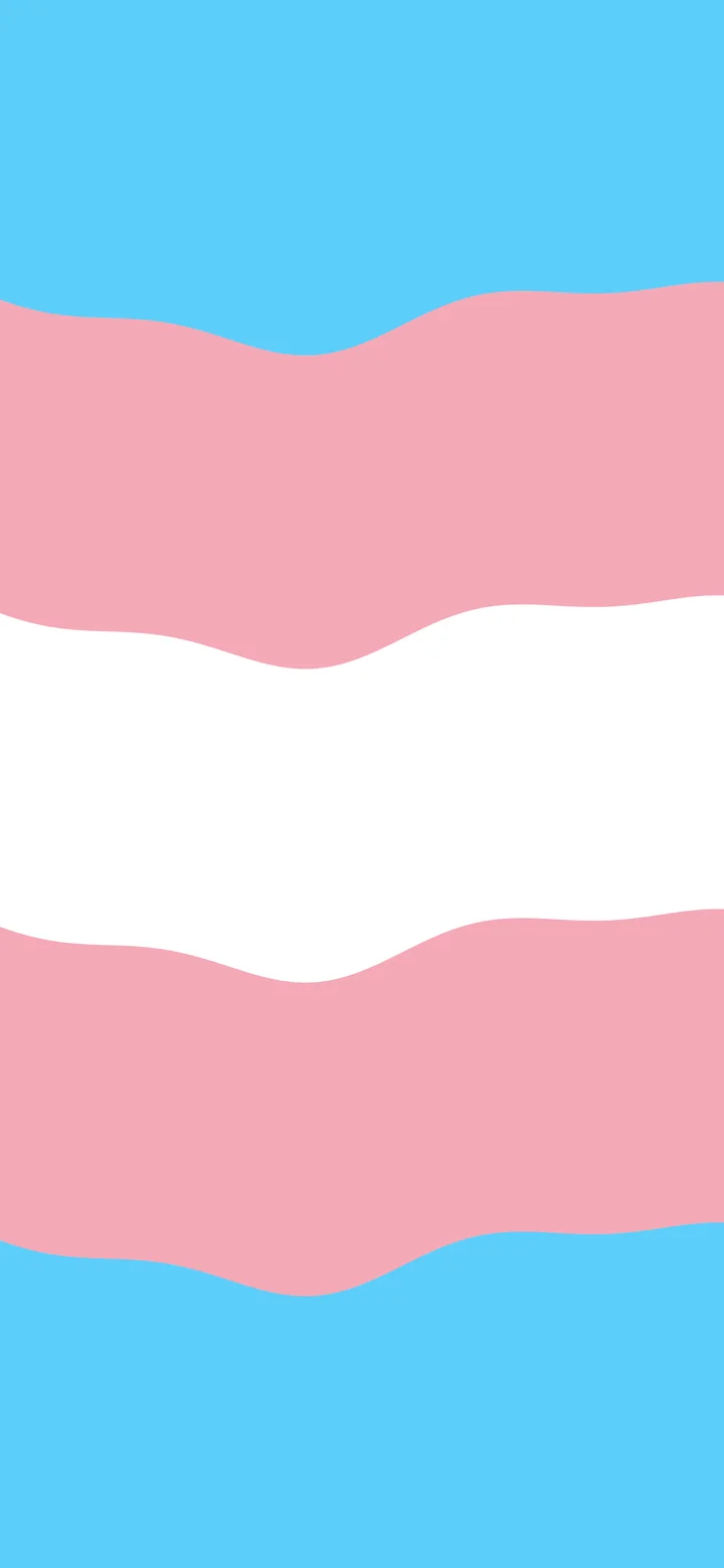 Trans Wavy Pride Flag wallpaper for iPhone and Android