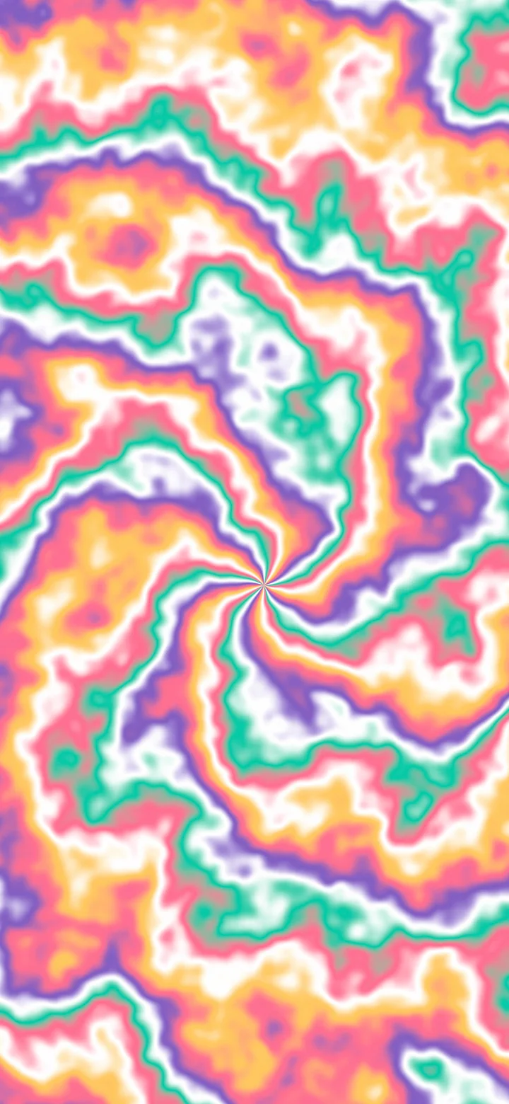 Tropical Spiral Tie Dye wallpaper for iPhone and Android