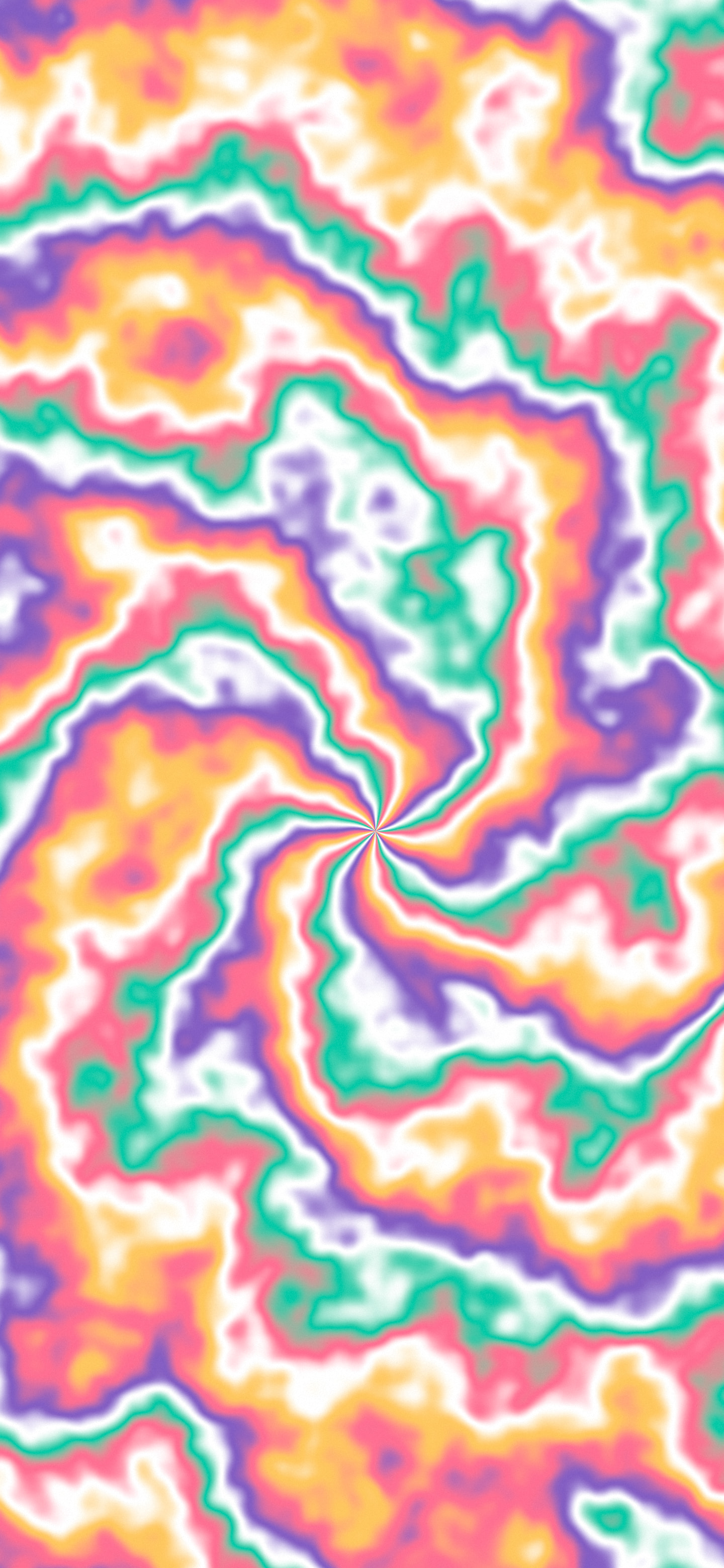 Tropical Spiral Tie Dye wallpaper for iPhone and Android