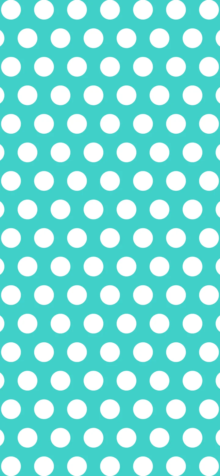 Turquoise Polka Dot wallpaper for iPhone and Android