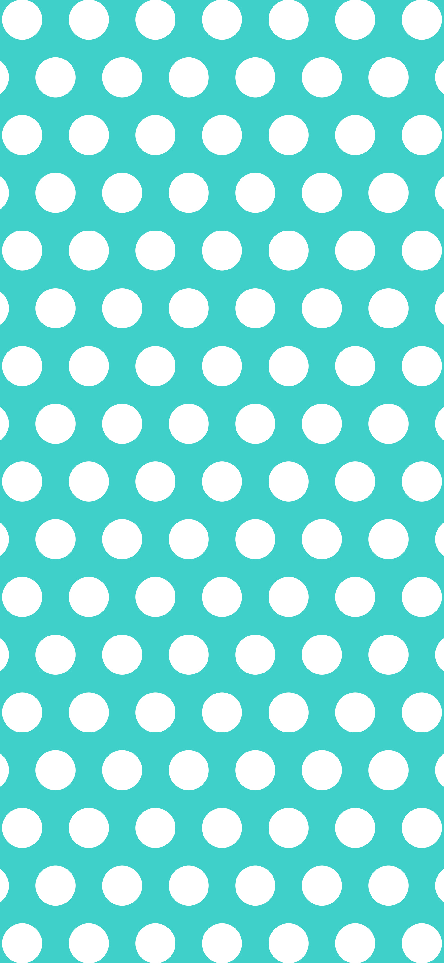 Turquoise Polka Dot wallpaper for iPhone and Android