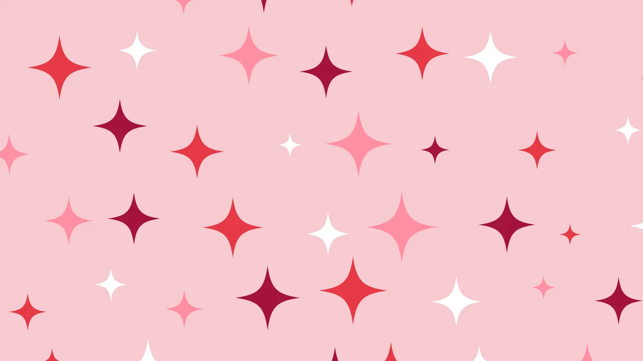 Valentine Sparkle Pattern desktop wallpaper in 4K