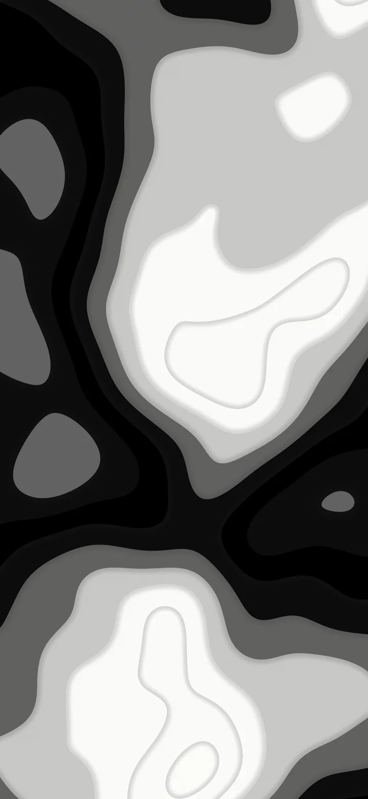 White and Black Layered Topographic wallpaper for iPhone and Android