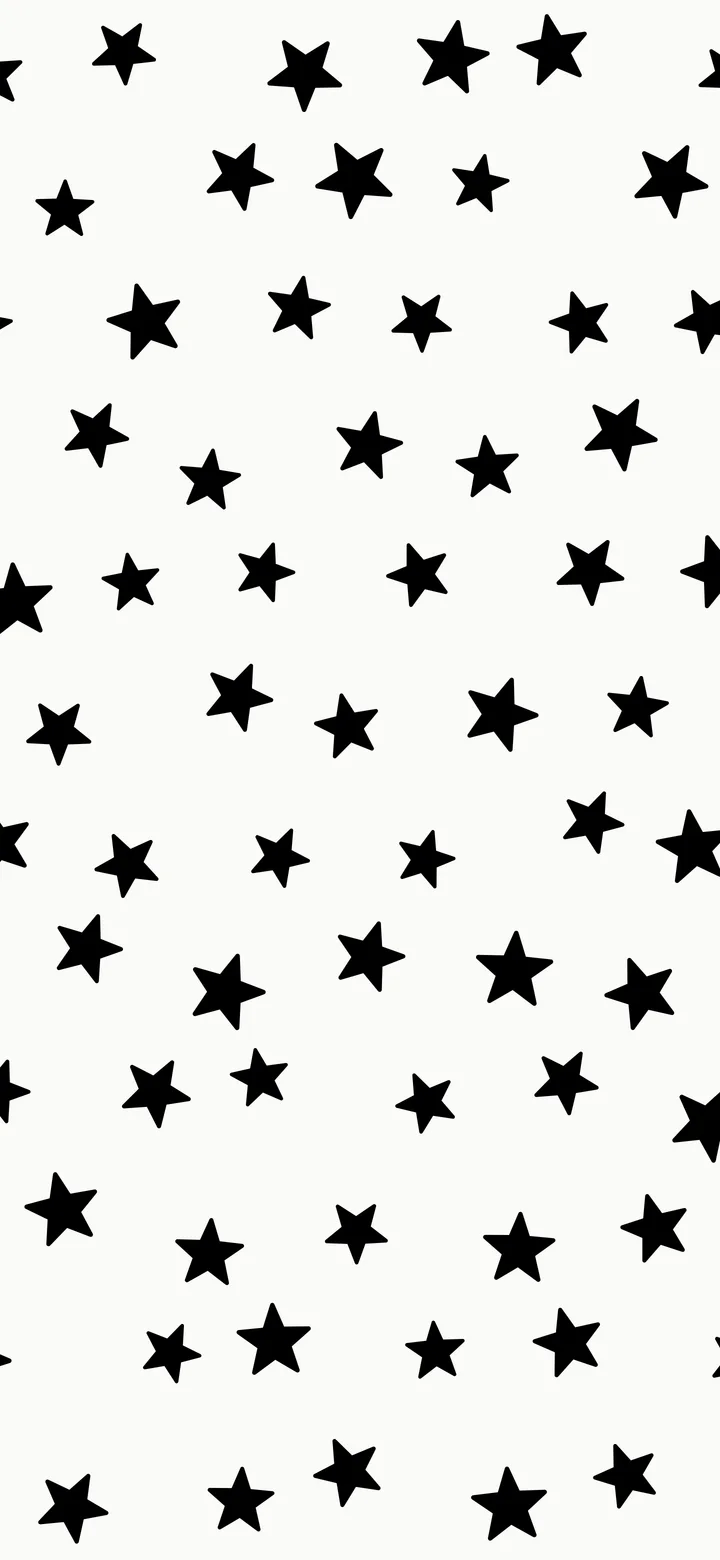 White and Black Star Pattern wallpaper for iPhone and Android