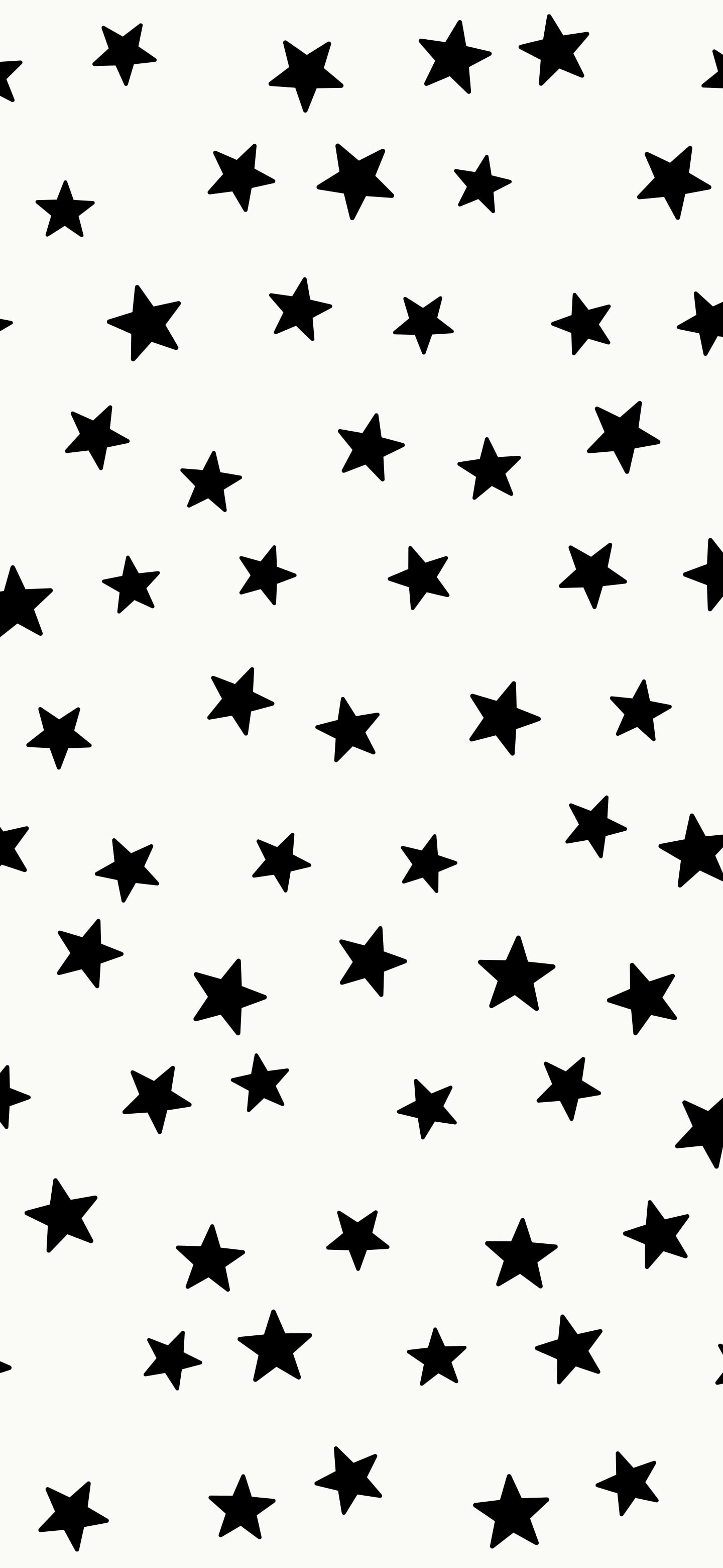 White and Black Star Pattern wallpaper for iPhone and Android