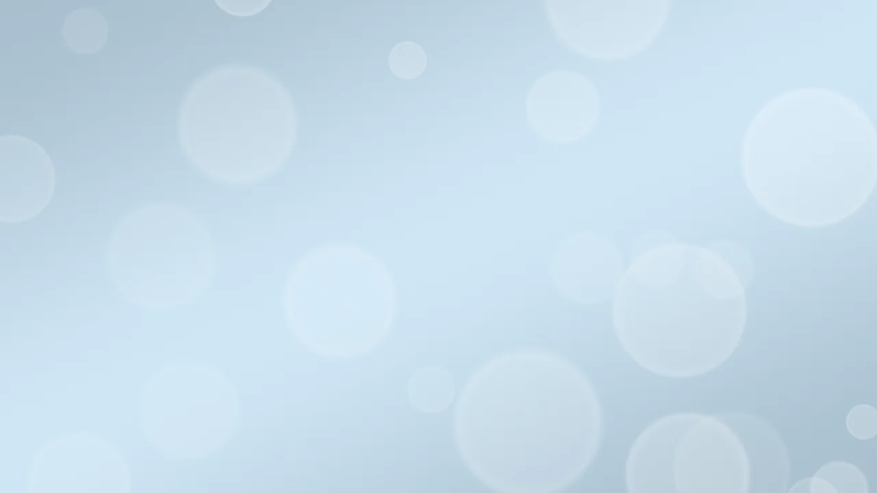 Winter Blue Bokeh Lights desktop wallpaper in 4K