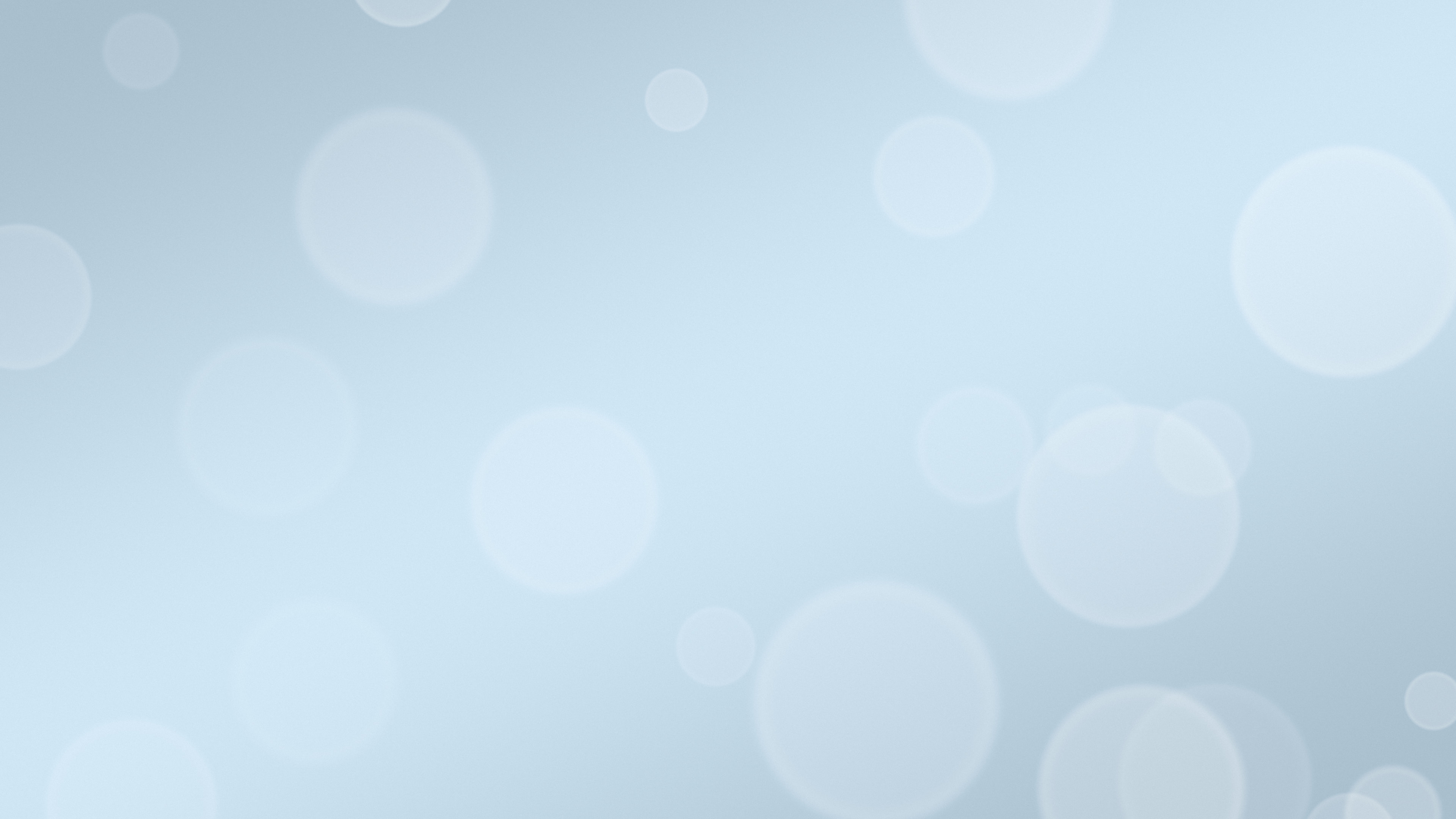 Winter Blue Bokeh Lights desktop wallpaper in 4K