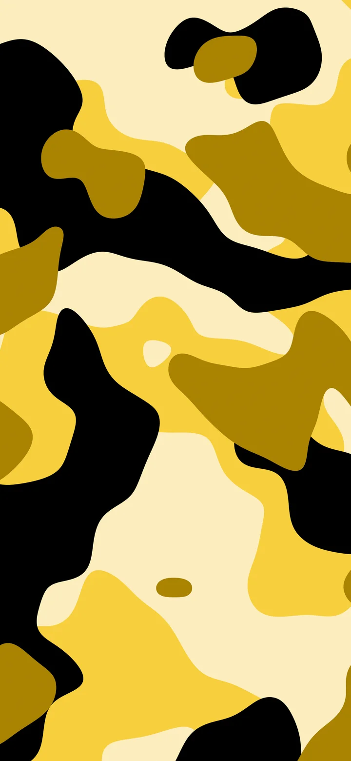 Yellow and Black Camo wallpaper for iPhone and Android