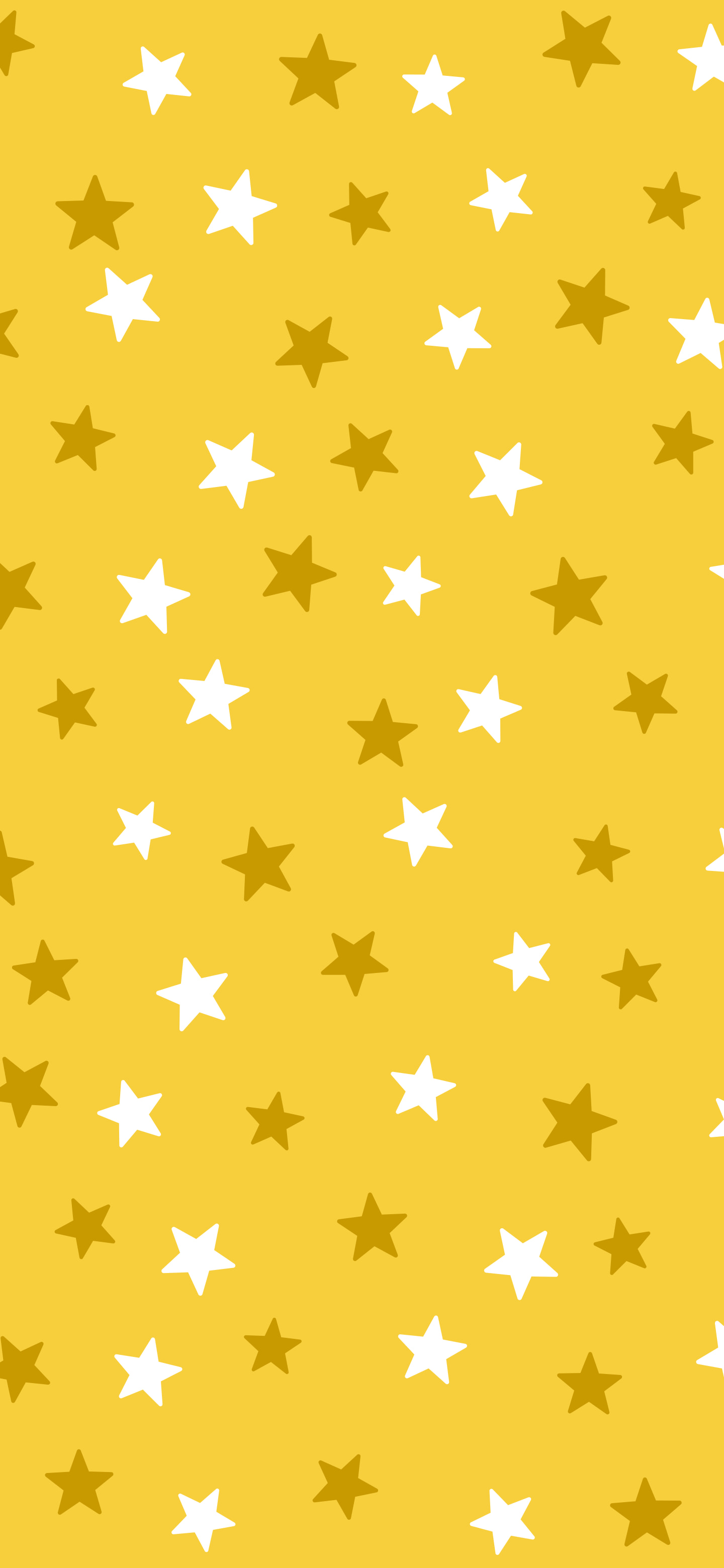 Yellow Star Pattern wallpaper for iPhone and Android
